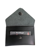 Porte carte noir avec rangement