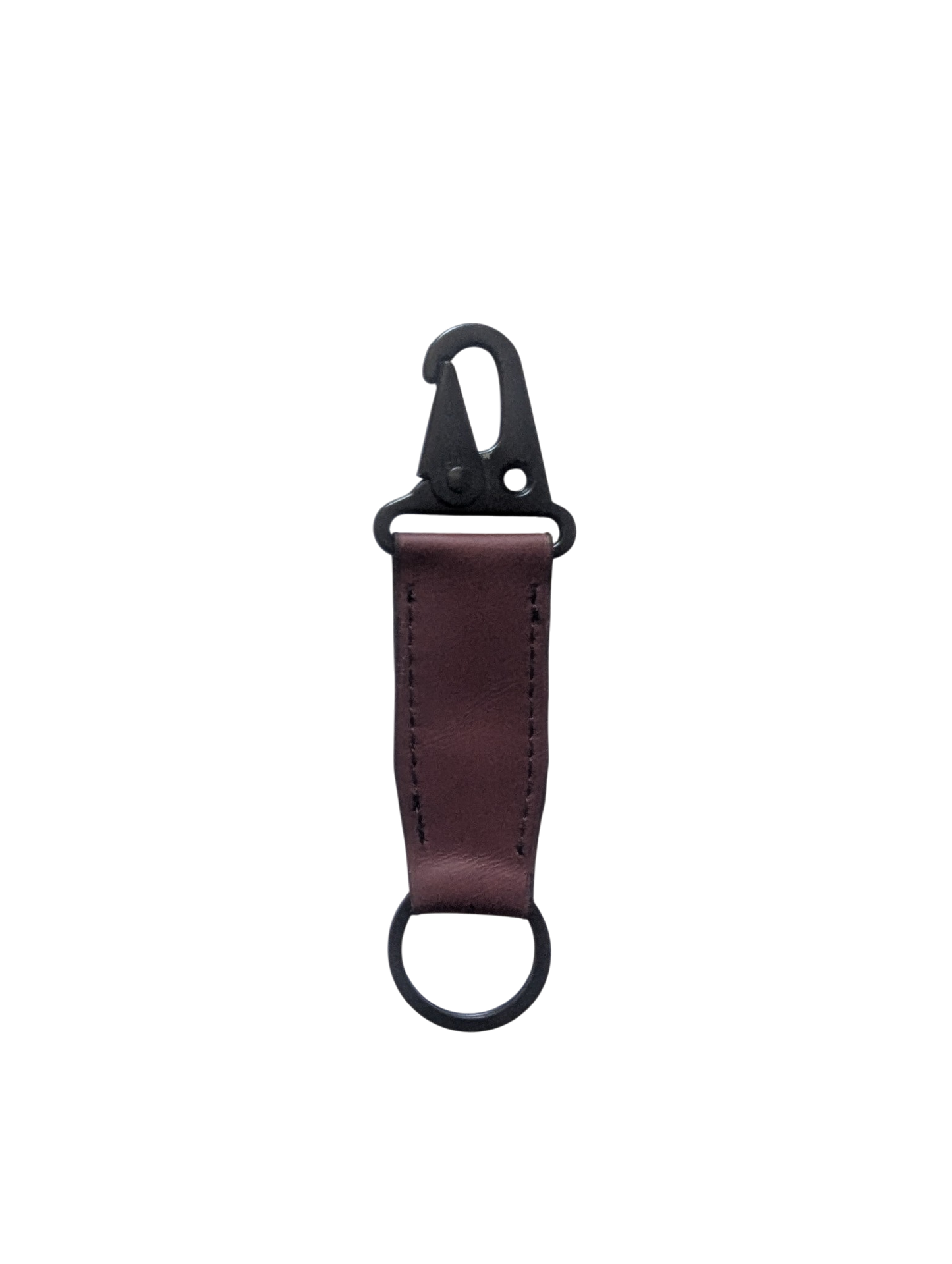 Porte-clés en cuir avec mousqueton